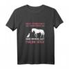 Dreck Pferdegeruch und Hundesabber Spruch T-Shirt – Lustiges Reiter-, Pferde- und Hundeliebhaber-Geschenk für Stall und Reitstall