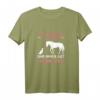 Dreck Pferdegeruch und Hundesabber Spruch T-Shirt – Lustiges Reiter-, Pferde- und Hundeliebhaber-Geschenk für Stall und Reitstall