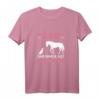 Dreck Pferdegeruch und Hundesabber Spruch T-Shirt – Lustiges Reiter-, Pferde- und Hundeliebhaber-Geschenk für Stall und Reitstall