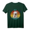 Malteser Hund Herz Vintage Sunset T-Shirt für Hundeliebhaber – Lustiges, buntes Hundemotiv für Hundemamas und Hundepapas