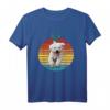 Malteser Hund Herz Vintage Sunset T-Shirt für Hundeliebhaber – Lustiges, buntes Hundemotiv für Hundemamas und Hundepapas