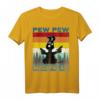 Pew Pew Madafakas Crazy Dog Vintage Lustiges Hund T-Shirt – Perfektes Geschenk für Hundeliebhaber, Humor und Weihnachten