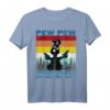 Pew Pew Madafakas Crazy Dog Vintage Lustiges Hund T-Shirt – Perfektes Geschenk für Hundeliebhaber, Humor und Weihnachten
