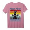 Pew Pew Madafakas Crazy Dog Vintage Lustiges Hund T-Shirt – Perfektes Geschenk für Hundeliebhaber, Humor und Weihnachten