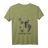 Damen Never Walk Alone Hunde-Hemd mit Pfoten-Motiv - Perfekt als Geschenk für Hundeliebhaber zum Geburtstag, Muttertag, Vatertag, Weihnachten und mehr