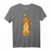 Golden Retriever Hundemotiv mit Herz - Künstlerisches Hundeshirt für Hundeliebhaber, Hundemama & Hundepapa, Perfekt als Geschenk