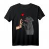 Schwarzer Labrador Retriever Black Lab Hunde T-Shirt – Süßes Hunde-Motiv für Hundeliebhaberinnen, Mama & Freundin, perfekt als Geschenk zu Geburt, Weihnachten & Muttertag