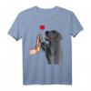 Schwarzer Labrador Retriever Black Lab Hunde T-Shirt – Süßes Hunde-Motiv für Hundeliebhaberinnen, Mama & Freundin, perfekt als Geschenk zu Geburt, Weihnachten & Muttertag