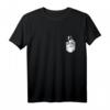 Lustiges Husky T-Shirt mit Hund, schaut aus der Brusttasche – Perfekt für Hundeliebhaber, Gassi gehen & Hundeschule