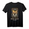 Best Dad Ever Hund Motiv T-Shirt – Lustiges Vatertags- und Geburtstagsgeschenk für Papa, Vater und Opa