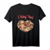 Pug I Woof You Hund T-Shirt - Herzmotiv für Hunde Valentinstag Geschenk, Gassi Outfit & Hundeliebhaber Geschenkidee
