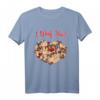 Pug I Woof You Hund T-Shirt - Herzmotiv für Hunde Valentinstag Geschenk, Gassi Outfit & Hundeliebhaber Geschenkidee