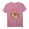 Pug I Woof You Hund T-Shirt - Herzmotiv für Hunde Valentinstag Geschenk, Gassi Outfit & Hundeliebhaber Geschenkidee