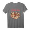 Pug I Woof You Hund T-Shirt - Herzmotiv für Hunde Valentinstag Geschenk, Gassi Outfit & Hundeliebhaber Geschenkidee