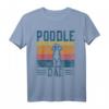 Dog Dad - Vintage Pudel Dad T-Shirt für Hundeliebhaber, Hundehalter & Pudel Fans zum Geburtstag, Weihnachten & Vatertag