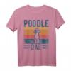 Dog Dad - Vintage Pudel Dad T-Shirt für Hundeliebhaber, Hundehalter & Pudel Fans zum Geburtstag, Weihnachten & Vatertag