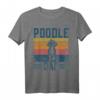 Dog Dad - Vintage Pudel Dad T-Shirt für Hundeliebhaber, Hundehalter & Pudel Fans zum Geburtstag, Weihnachten & Vatertag