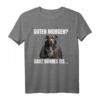 Guten Morgen? Ganz Dünnes Eis Kaffee Hund Pitbull T-Shirt – Lustiges Spruchshirt für Morgenmuffel, Büro & Home Office