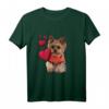 Shirt mit Yorkshire Terrier Hund und Herz - Lustiges und Süßes Hundemotiv Sweatshirt für Hundeliebhaber, Hundemamas & -papas