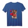 Shirt mit Yorkshire Terrier Hund und Herz - Lustiges und Süßes Hundemotiv Sweatshirt für Hundeliebhaber, Hundemamas & -papas