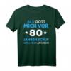 Lustiges 80. Geburtstag T-Shirt für Mann und Frau - Witzige Geschenkidee und Dekoration für 80 Jahre Feier