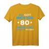 Lustiges 80. Geburtstag T-Shirt für Mann und Frau - Witzige Geschenkidee und Dekoration für 80 Jahre Feier