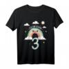 Kinder 3. Geburtstag Regenbogen T-Shirt – Niedliches Geburtstagsgeschenk für Dreijährige Jungen und Mädchen