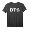 BTS Shirt - Klassisches K-Pop Band T-Shirt mit doppelt genähtem Saum für Fans und Streetwear-Liebhaber