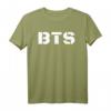 BTS Shirt - Klassisches K-Pop Band T-Shirt mit doppelt genähtem Saum für Fans und Streetwear-Liebhaber