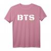 BTS Shirt - Klassisches K-Pop Band T-Shirt mit doppelt genähtem Saum für Fans und Streetwear-Liebhaber