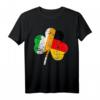 St. Patrick's Day T-Shirt mit Shamrock, Flaggen von Irland und Deutschland – Für Paraden & Freundschaftsfeiern