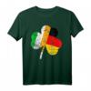 St. Patrick's Day T-Shirt mit Shamrock, Flaggen von Irland und Deutschland – Für Paraden & Freundschaftsfeiern