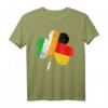 St. Patrick's Day T-Shirt mit Shamrock, Flaggen von Irland und Deutschland – Für Paraden & Freundschaftsfeiern