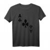 Kreuz As Poker & Kartenspiel T-Shirt – Perfektes Geschenk für Zocker, Fasching, Karneval & Spieleabende