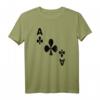 Kreuz As Poker & Kartenspiel T-Shirt – Perfektes Geschenk für Zocker, Fasching, Karneval & Spieleabende