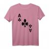Kreuz As Poker & Kartenspiel T-Shirt – Perfektes Geschenk für Zocker, Fasching, Karneval & Spieleabende