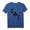 Kreuz As Poker & Kartenspiel T-Shirt – Perfektes Geschenk für Zocker, Fasching, Karneval & Spieleabende