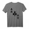 Kreuz As Poker & Kartenspiel T-Shirt – Perfektes Geschenk für Zocker, Fasching, Karneval & Spieleabende