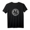 AI Free T-Shirt - Kein künstliche Intelligenz, Retro Sci-Fi Design, klassisch geschnitten, für Technik- und KI-Gegner