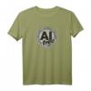 AI Free T-Shirt - Kein künstliche Intelligenz, Retro Sci-Fi Design, klassisch geschnitten, für Technik- und KI-Gegner
