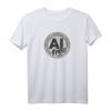 AI Free T-Shirt - Kein künstliche Intelligenz, Retro Sci-Fi Design, klassisch geschnitten, für Technik- und KI-Gegner