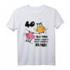 Lustiges 40. Jahre Deko Geschenkkiste für Frauen - Witziges Eulen T-Shirt & Geschenkidee zum HapDeer mit Überlebenspaket