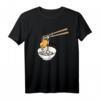 Gudetama Ugh Chopsticks T-Shirt - Offiziell lizenzierte Sanrio Kleidung für Fans und Japan-Design Liebhaber