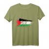 Vintage Palestine American Flag T-Shirt – Perfekt für Weihnachten, Halloween & Neujahr, Kulturelles Geschenk für Männer & Frauen