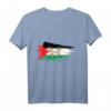 Vintage Palestine American Flag T-Shirt – Perfekt für Weihnachten, Halloween & Neujahr, Kulturelles Geschenk für Männer & Frauen