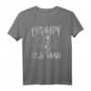 Grumpy Old Man Wikingeraxt Krieger Schädel T-Shirt – Lustiges Vatertag, Rentner & Großvater Geschenk mit nordischer Mythologie