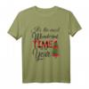 Niedlicher Weihnachtsbaum mit Spruch 'It's The Most Wonderful Time of The Year' - Festliches T-Shirt für Weihnachten, Halloween und Saison-Feiern