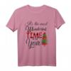 Niedlicher Weihnachtsbaum mit Spruch 'It's The Most Wonderful Time of The Year' - Festliches T-Shirt für Weihnachten, Halloween und Saison-Feiern