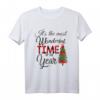 Niedlicher Weihnachtsbaum mit Spruch 'It's The Most Wonderful Time of The Year' - Festliches T-Shirt für Weihnachten, Halloween und Saison-Feiern