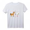 Lustiges Kinder T-Shirt mit Tante & Neffe Motiv - Pferd & Unicorn, Nichte & Neffe Geschenkidee für Jungen & Mädchen